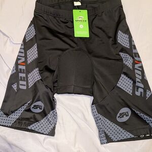 Sponeed Cycling Black and Gray Shorts
